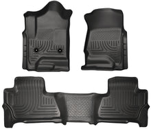 Load image into Gallery viewer, Husky Liners 2015 Chevy/GMC Suburban/Yukon XL WeatherBeater Combo Black Front&2nd Seat Floor Liners
