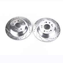 Load image into Gallery viewer, Power Stop 05-12 Acura RL Rear Evolution Drilled & Slotted Rotors - Pair