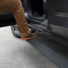 Load image into Gallery viewer, Go Rhino 21-23 Ford Bronco 2dr E-BOARD E1 Electric Running Board Kit (No Drill) - Tex. Blk