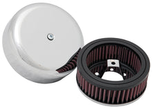 Load image into Gallery viewer, K&N 4in ID / 5.25in OD / 2in H Custom Assembly Filter designed to fit Harley-Davidson Motorcycles