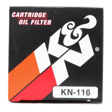 Load image into Gallery viewer, K&N Honda/Husqvarna 1.625in OD x .438in ID x 1.406in H Oil Filter