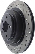 Load image into Gallery viewer, StopTech 06-07 Subaru Impreza WRX (Exc STi) Slotted & Drilled Right Rear Rotor