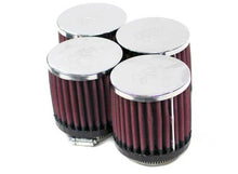 Load image into Gallery viewer, K&N Filter Universal Clamp-On Filter 2 1/16in Flange / 3in OD / 3in H - Box of 4