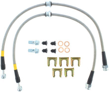 Load image into Gallery viewer, StopTech Evo 8 & 9 Stainless Steel Front Brake lines