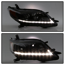 Load image into Gallery viewer, Spyder Toyota Sienna 2011-2014 Projector Headlights - DRL LED - Black PRO-YD-TSEN11-DRL-BK