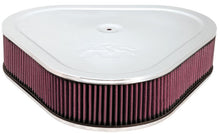 Load image into Gallery viewer, K&N Triangle Air Cleaner Assembly - Red - Size 14in - 5.125in Neck Flange x 3in Height