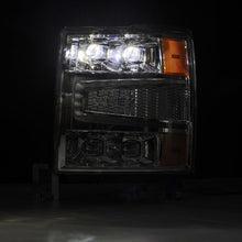 Load image into Gallery viewer, AlphaRex 04-15 Chevy 1500HD NOVA-Series LED Proj Headlights Chrome w/Activ Light/Seq Signal & SB DRL