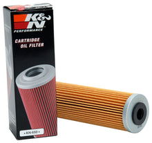 Load image into Gallery viewer, K&N 1.625in OD x 5.05in H Oil Filter