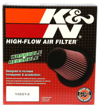 Load image into Gallery viewer, K&N 2-1/8in FLG O/S 4in X 3in 5in H OVAL (4 PER BOX) Universal Clamp-On Air Filter