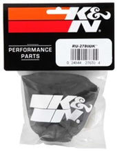 Load image into Gallery viewer, K&N Air Filter Wrap Black Oval Tapered 3.75in Base I/S Width x 2.5in Top I/S Width x 2.75in H