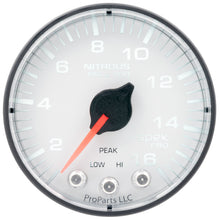 Load image into Gallery viewer, Autometer Spek-Pro 2 1/16in 1600PSI Stepper Motor w/ Peak & Warn White/Black Nitrous Pressure Gauge