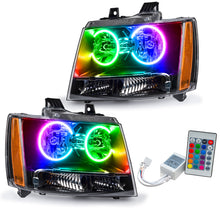 Load image into Gallery viewer, Oracle 07-13 Chevy Avalanche Pre-Assembed SMD Headlights - ColorSHIFT w/ Simple Controller