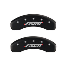 Load image into Gallery viewer, MGP 4 Caliper Covers Engraved Front & Rear SPORT Red finish silver ch
