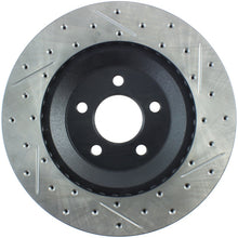 Load image into Gallery viewer, StopTech 94-04 Ford Mustang SVT Cobra Slotted & Drilled Sport Front Right Brake Rotor