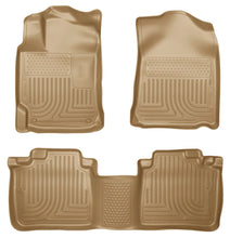 Load image into Gallery viewer, Husky Liners 10-13 Lexus RX350/RX450h WeatherBeater Tan Front & 2nd Seat Floor Liners