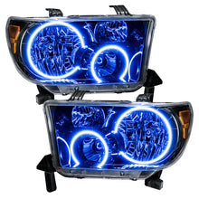Load image into Gallery viewer, Oracle 07-11 Toyota Tundra Pre-Assembled Headlights - Black Housing - ColorSHIFT w/ BC1 Controller