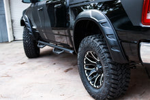 Load image into Gallery viewer, Bushwacker 19-22 Ram 1500 (Excl. Rebel/TRX) 76.3 & 67.4in Bed DRT Style Flares 4pc - Blk / Smooth