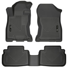 Load image into Gallery viewer, Husky Liners 2019 Subaru Forester Weatherbeater Black Front & 2nd Seat Floor Liners