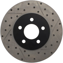 Load image into Gallery viewer, StopTech 03-09 Lincoln Town Car / 03-09 Mercury Grand Marquis Front Left Slotted & Drilled Rotor