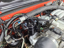Load image into Gallery viewer, J&L 86-93 Ford Mustang 5.0 302 Passenger Side Oil Separator 3.0 - Black Anodized