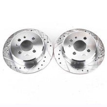 Load image into Gallery viewer, Power Stop 1991 BMW 318i Rear Evolution Drilled & Slotted Rotors - Pair