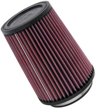 Load image into Gallery viewer, K&N Filter Universal Rubber Filter 4 inch Flange 5 3/8 inch Base 4 3/8 inch Top 7 inch Height