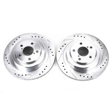 Load image into Gallery viewer, Power Stop 06-07 Subaru Impreza Rear Evolution Drilled & Slotted Rotors - Pair