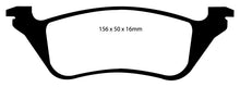 Load image into Gallery viewer, EBC 01-07 Chrysler Town & Country 3.3 Rear Rotors Greenstuff Rear Brake Pads