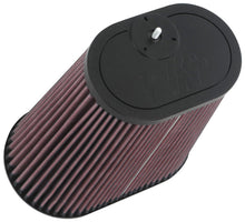 Load image into Gallery viewer, K&N Universal Clamp-On Air Filter 3-1/8in Dual FLG 8-7/8in X 5-3/16 B 6-1/4in X 4IN T, 9inH W/STUD