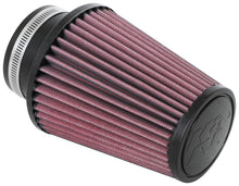Load image into Gallery viewer, K&N Universal Clamp-On Air Filter 3in Flange ID x 5in Base OD x 3.5in Top OD x 6in Height