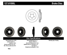Load image into Gallery viewer, StopTech 05-10 Ford Mustang GT Front Left Slotted & Drilled Rotor