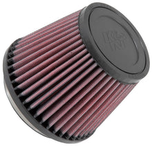 Load image into Gallery viewer, K&N Filter Universal Rubber Filter 3 1/2 inch Flange 5 inch Base 3 1/2 inch Top 4 inch Height