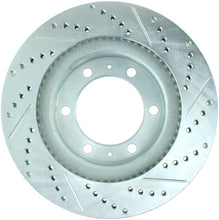 Load image into Gallery viewer, StopTech Select Sport 12-14 Toyota FJ Cruiser SportStop Slotted & Drilled Front Right Rotor