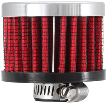 Load image into Gallery viewer, K&N Clamp On Rubber Base Crankcase Vent Filter 0.375in Flange ID x 2in OD x 1.5in Height