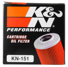 Load image into Gallery viewer, K&N Aprilia / MZ / BMW / MUZ 2.219in OD x 2.063in H Oil Filter