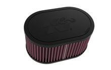 Load image into Gallery viewer, K&N 2-1/8in DUAL FLG 6-1/4 X 4inOD 3inH Universal Clamp-On Air Filter