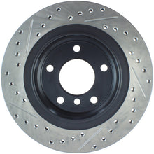 Load image into Gallery viewer, StopTech Power Slot 00 BMW 323 / 01-07 325 / 99-00 328 Series Rear Left Drilled & Slotted Rotor