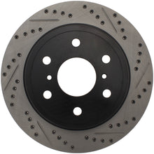Load image into Gallery viewer, StopTech 05-10 GMC Sierra (w/ Rear Drum) / 07-09 GMC Yukon Rear Right Slotted & Drilled Rotor