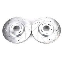 Load image into Gallery viewer, Power Stop 15-19 Kia Sedona Front Evolution Drilled & Slotted Rotors - Pair