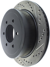 Load image into Gallery viewer, StopTech 04-09 Ford F150 / 06-08 Lincoln Mark LT Rear Left Slotted & Drilled Rotor