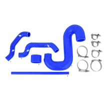 Load image into Gallery viewer, Mishimoto Subaru 02-07 WRX/04-07 STi Top-Mount Intercooler Kit - Powder Coated Black & Blue Hoses