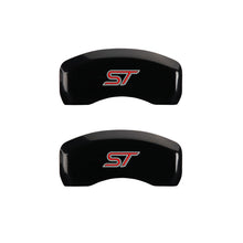 Load image into Gallery viewer, MGP 4 Caliper Covers Engraved Front & Rear No bolts/ST Black finish silver ch