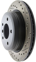 Load image into Gallery viewer, StopTech 9/07-09 BMW 328 / 06 BMW 325 E90 AWD Slotted & Drilled Left Rear Rotor