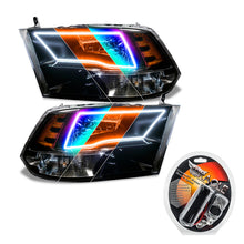 Load image into Gallery viewer, Oracle Lighting 09-18 RAM 1500 Sport ColorSHIFT Halo Headlights - Blk Housing w/RF Controller