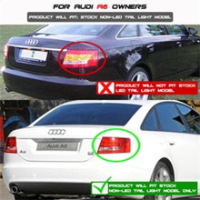 Load image into Gallery viewer, Spyder Audi A6 05-08 4Dr Sedan Only Light Bar LED Tail Lights Smke ALT-YD-AA605V2-LBLED-SM