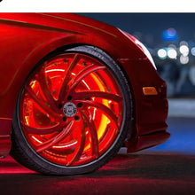 Load image into Gallery viewer, Oracle LED Illuminated Wheel Rings - Double LED - Red