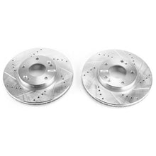 Load image into Gallery viewer, Power Stop 07-10 Kia Rondo Front Evolution Drilled & Slotted Rotors - Pair
