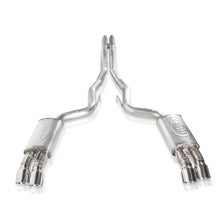Load image into Gallery viewer, Stainless Works 2018+ Ford Mustang GT 3in Redline Series Catback H-Pipe w/Active Valves & Quad Tips