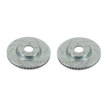 Load image into Gallery viewer, Power Stop 12-17 Hyundai Azera Front Evolution Drilled & Slotted Rotors - Pair