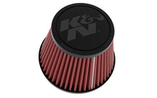 Load image into Gallery viewer, K&N Universal Clamp-on Air Filter 2in Flange ID 5-3/16in Base 3-1/2in Top 3-11/16in Height w/ Vent